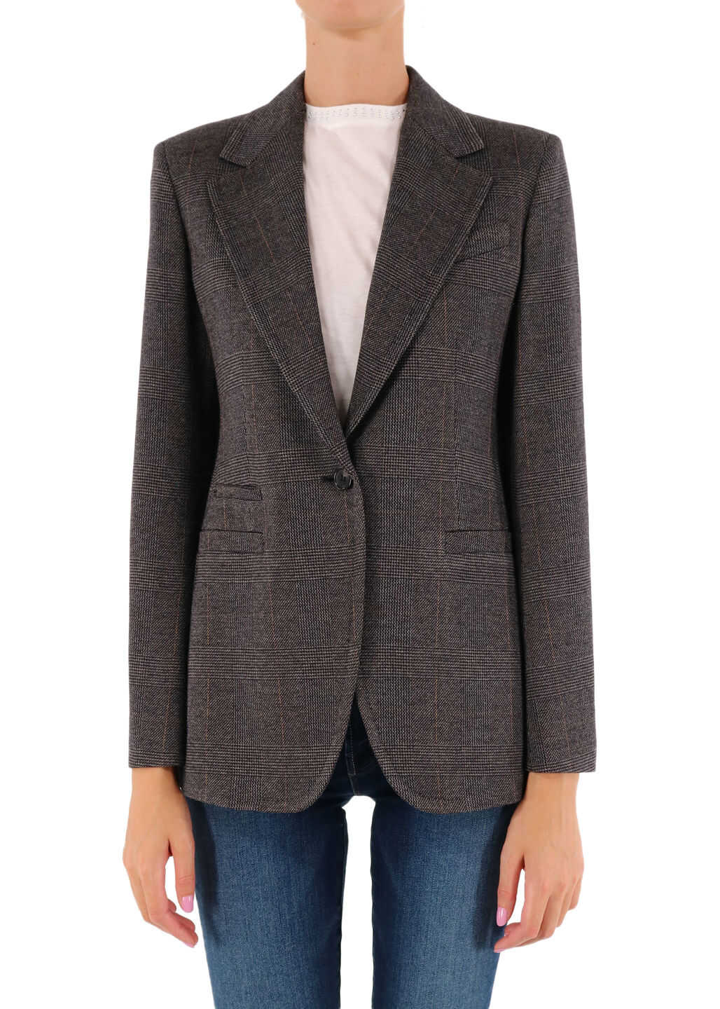 Max Mara Sfinge Blazer Gray Grey