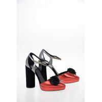 Pantofi stiletto GIORGIO ARMANI 12cm Leather Ankle-Strap Pumps Femei