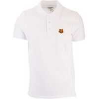 Tricouri Polo Tiger Crest Polo Shirt In White Barbati