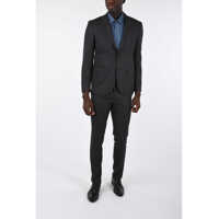 Costume CC COLLECTION drop 7R side vents hopsack 2-button suit Barbati