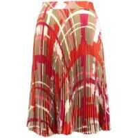 Fuste pana la genunchi Patterned Accordion Skirt Multicolour Femei