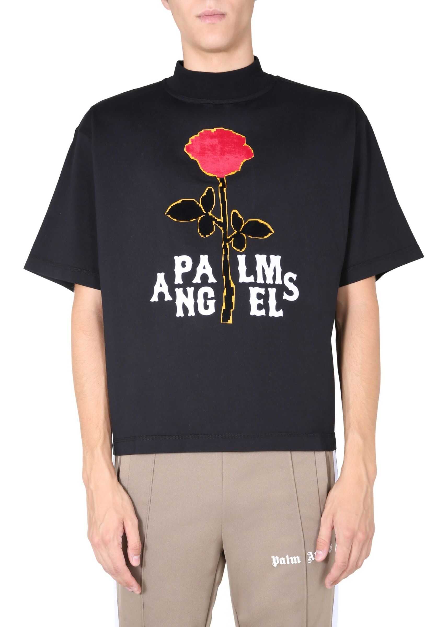 Palm Angels Boxy T-Shirt BLACK