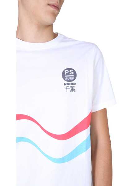 Tricouri Paul Smith Regular Fit T-Shirt WHITE Barbati (BM 7931703) 4