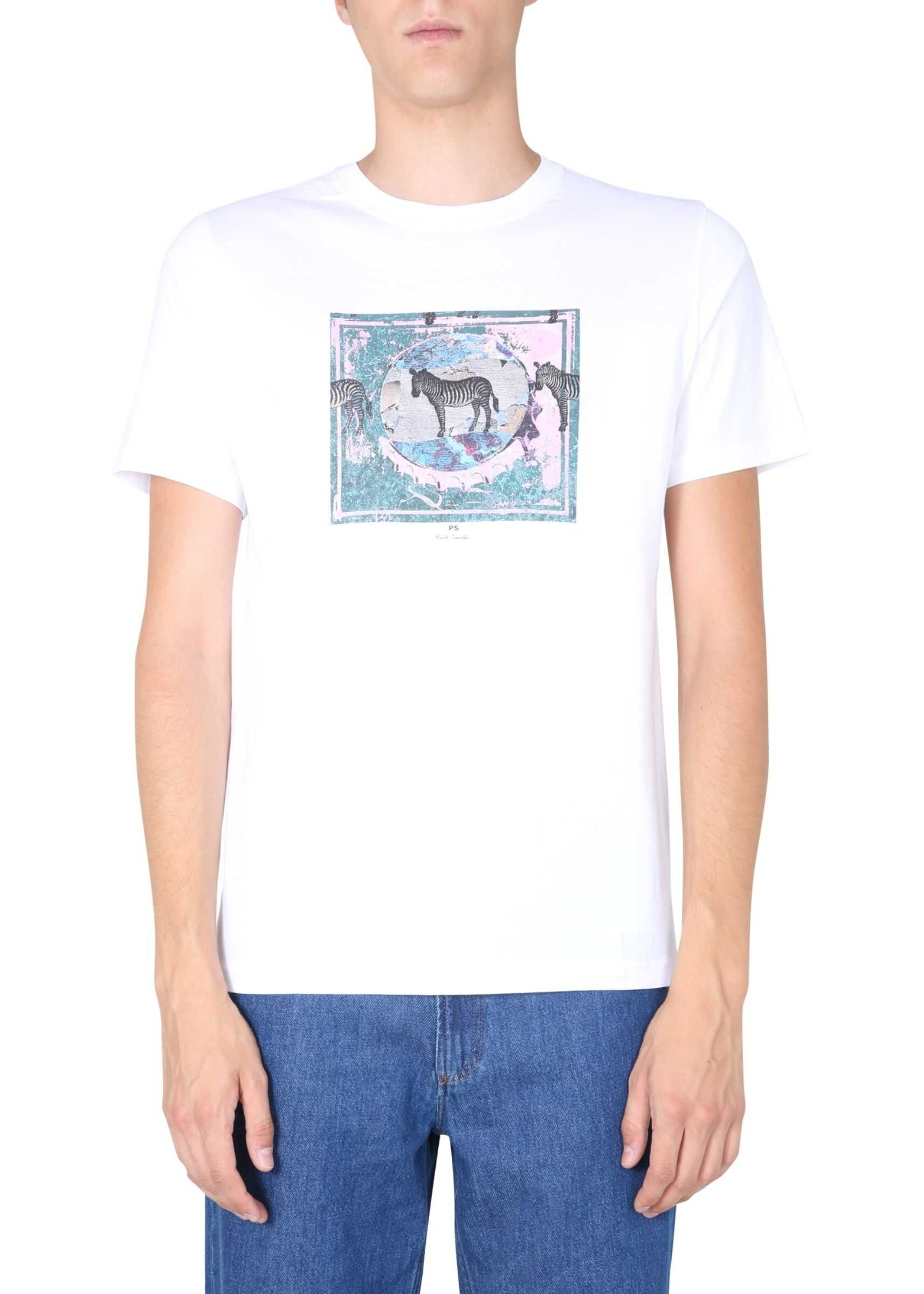 PS by Paul Smith Crew Neck T-Shirt WHITE