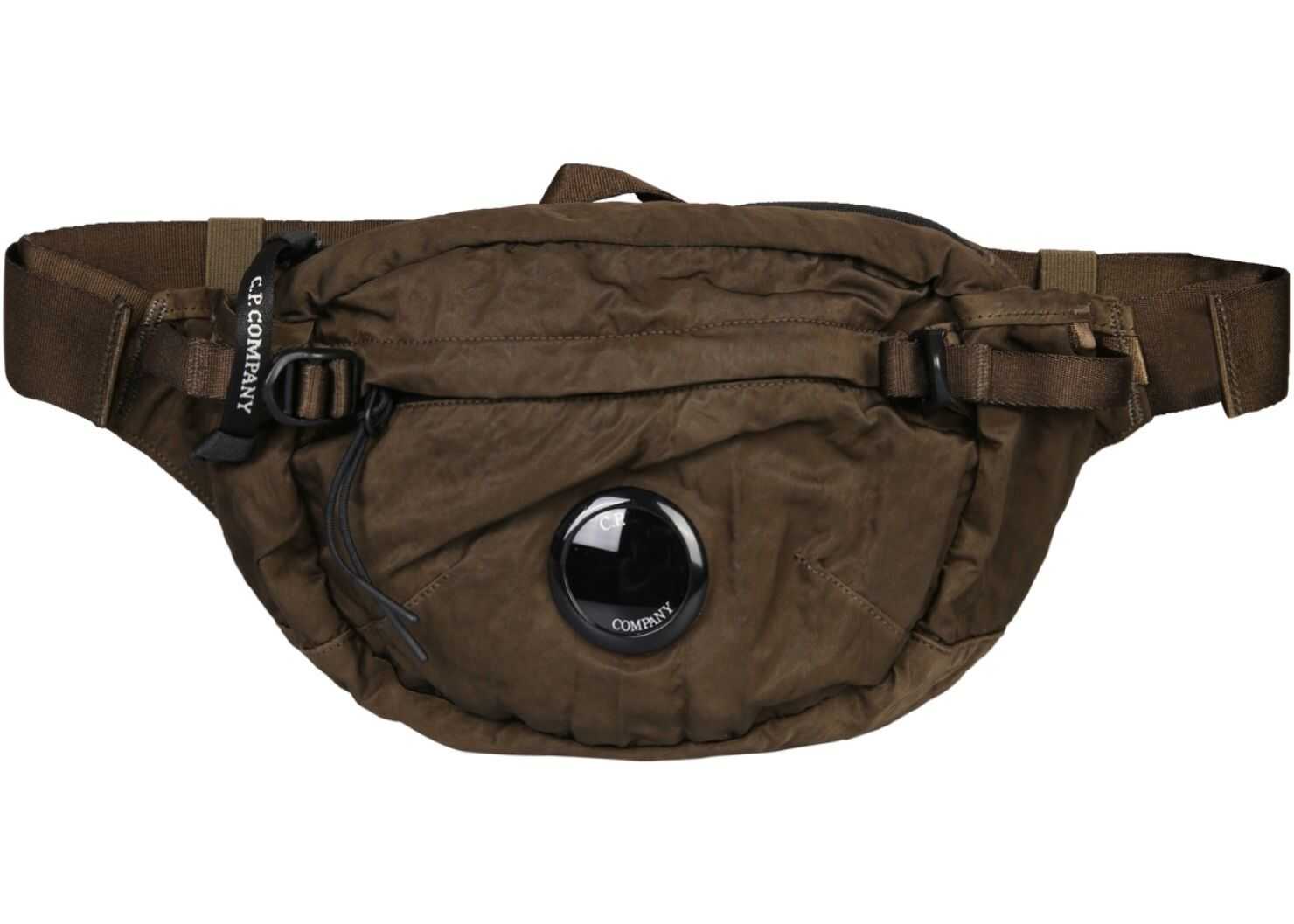 C.P. COMPANY Belt Bag With Iconic Lens GREEN