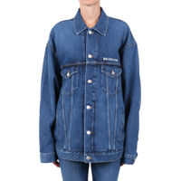 Bomber jacket Embroidered Logo Denim Jacket Femei