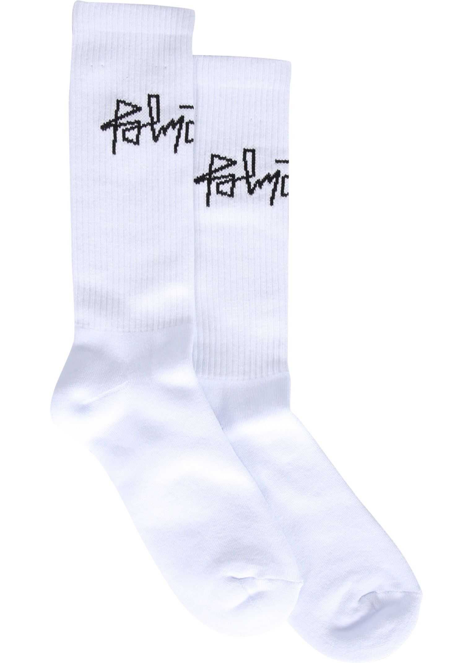 Palm Angels Cotton Blend Socks WHITE