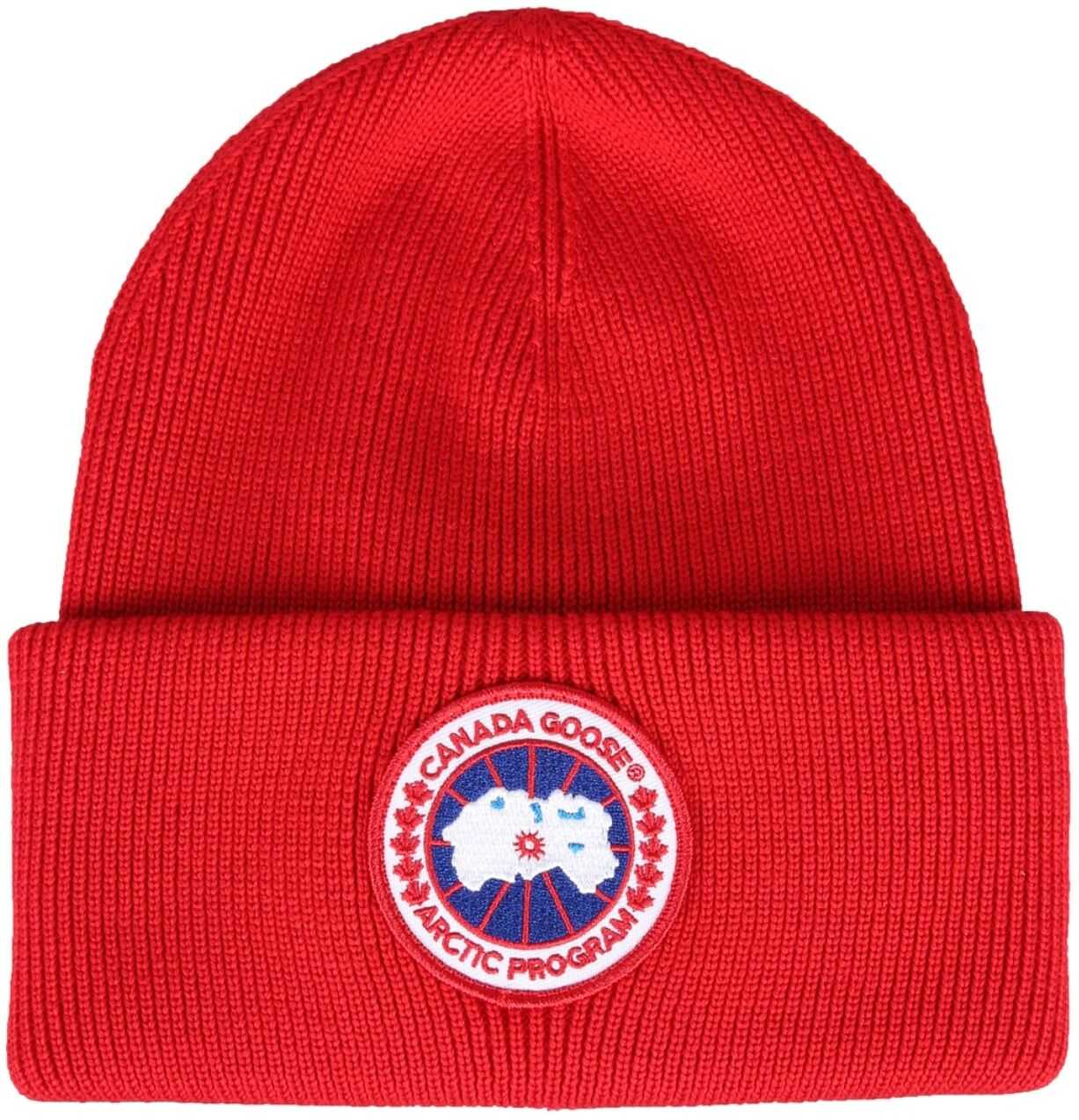 CANADA GOOSE Knitted Hat RED