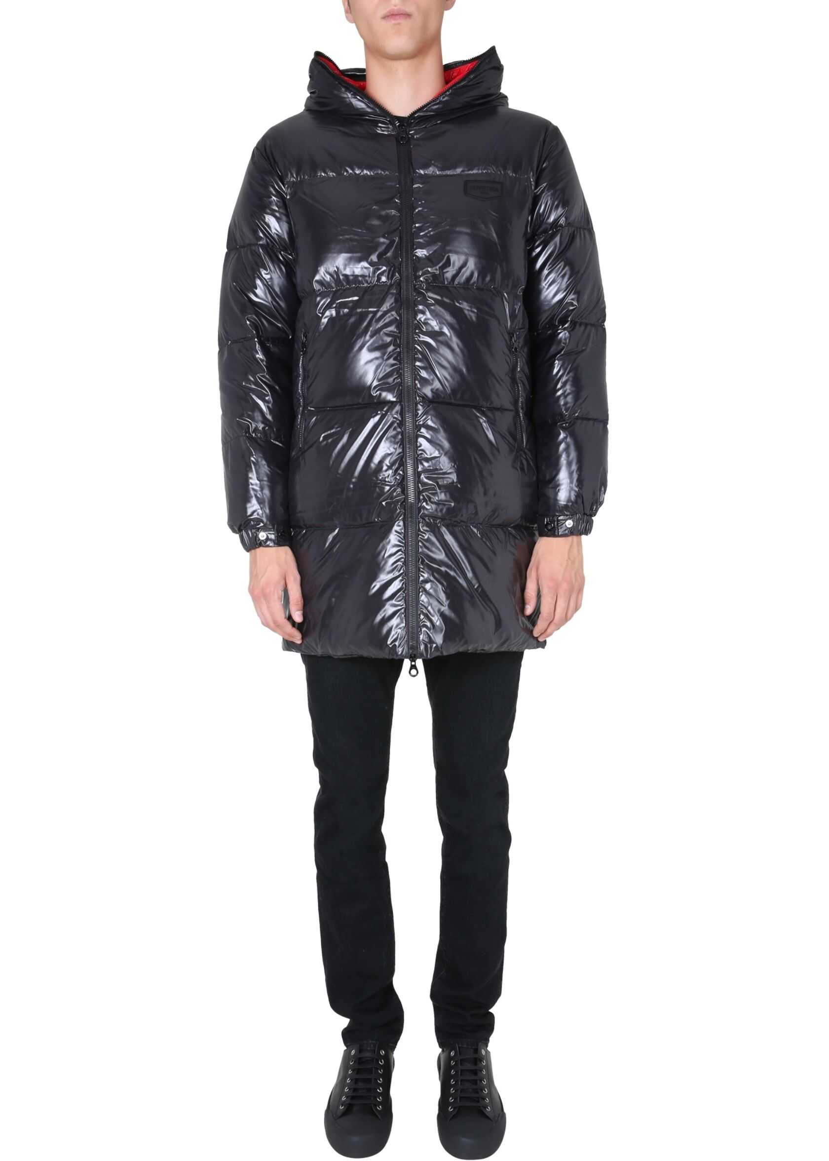 Duvetica Kornephoros Long Down Jacket BLACK