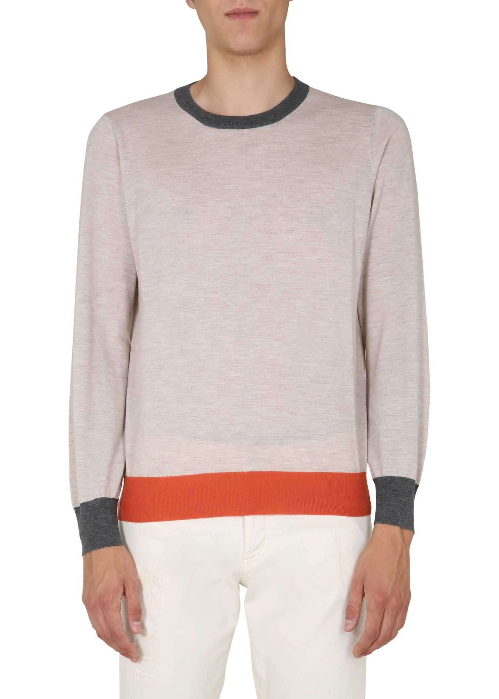 Brunello Cucinelli Crew Neck Sweater BEIGE