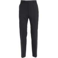 Pantaloni office Stretch Virgin Wool Pants In Black Barbati