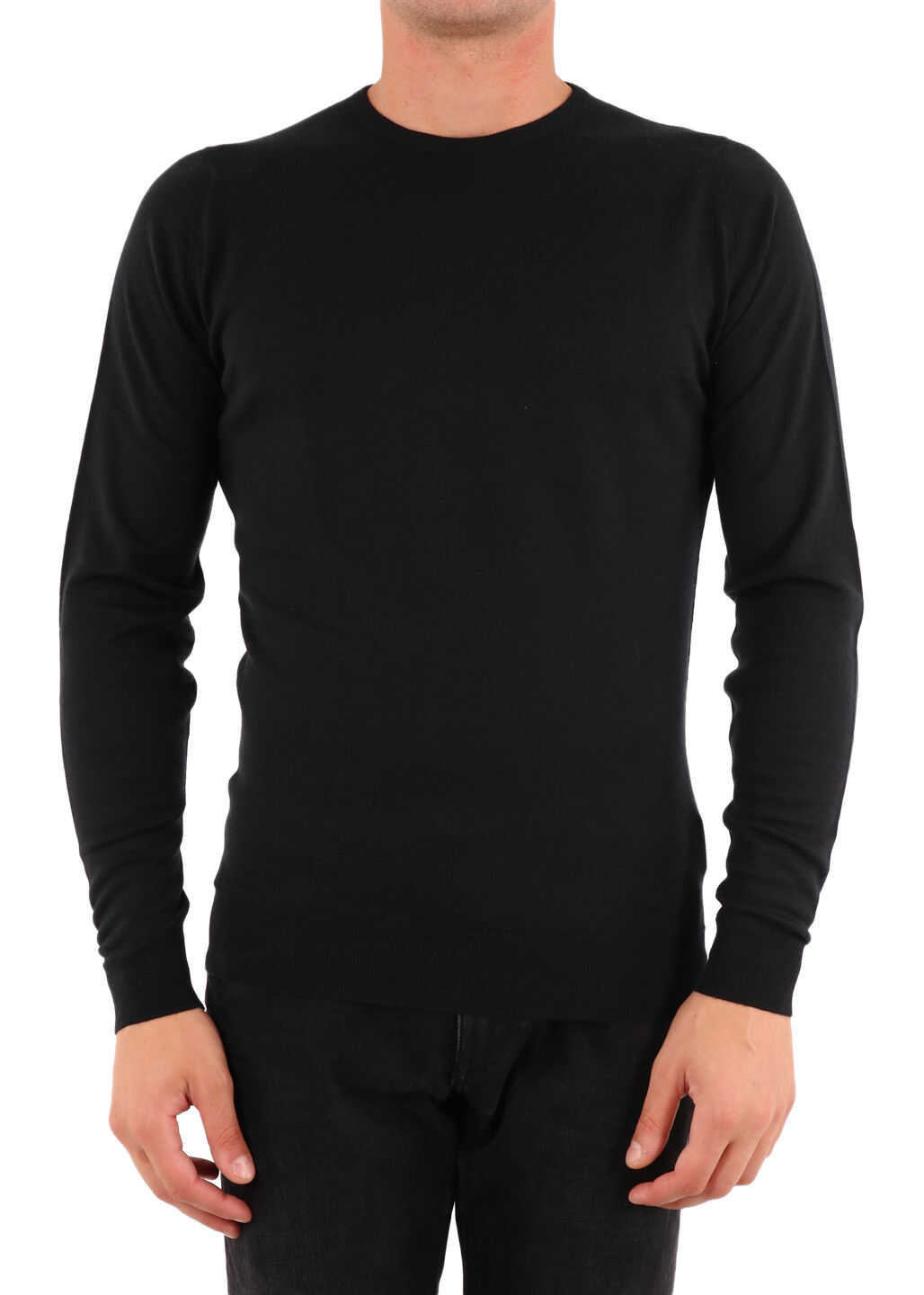 John Smedley Merino Wool Sweater Black