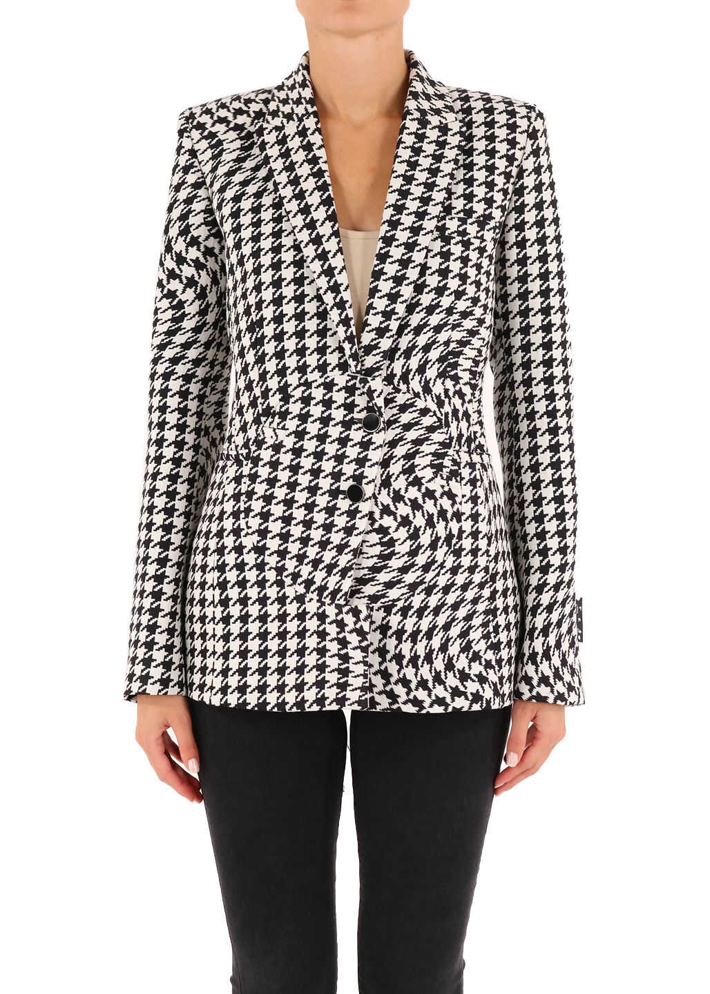 Off-White Houndstooth Jacket Black