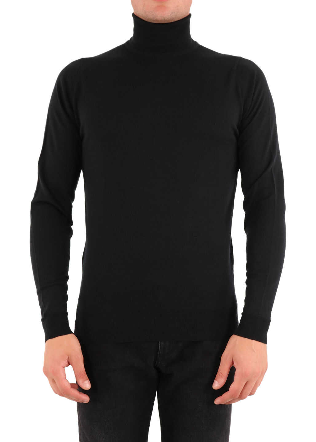 John Smedley Merino Wool Sweater Black