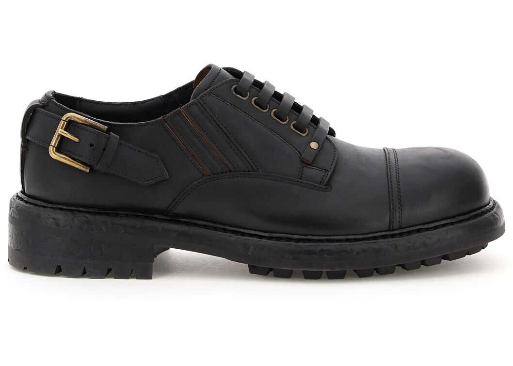 Dolce & Gabbana Bernini Slip-On Shoes A10656 AW374 NERO