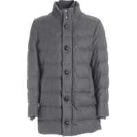 Geci de iarna Baudier Quilted Down Jacket In Grey Barbati