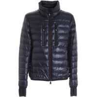 Geci de iarna Hers Blue Down Jacket With Removable Logo Patch Barbati