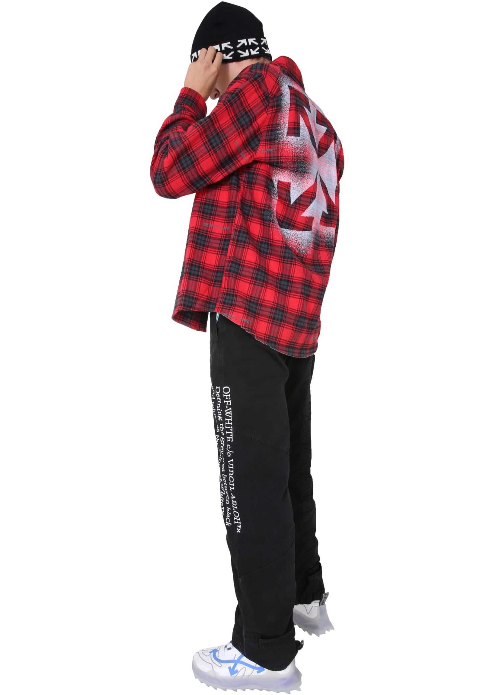 Off-White Flannel Shirt RED