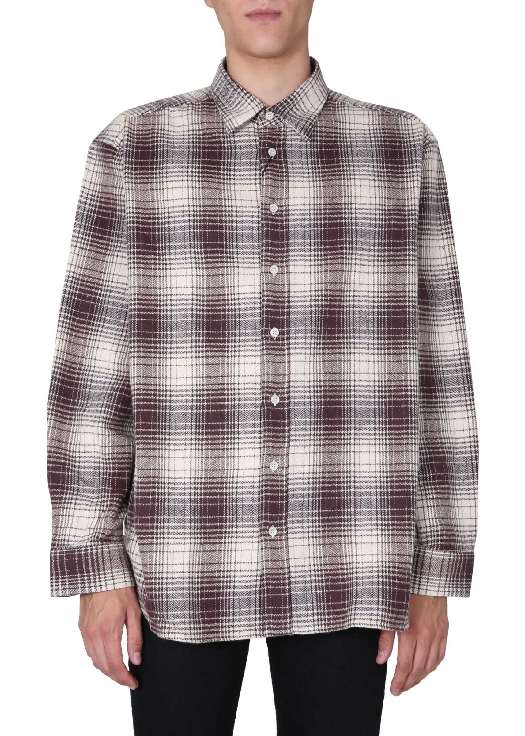 Raf Simons Oversize Fit Shirt BROWN