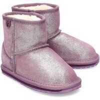 Cizme cu blana Wallaby Mini Metallic Fete