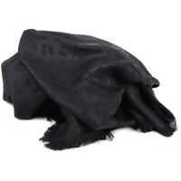 Esarfe Leo Pattern Silk Blend Scarf In Black Femei