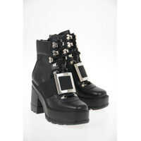 Botine Leather VIV UTILITY Hiking Boots 9cm Femei