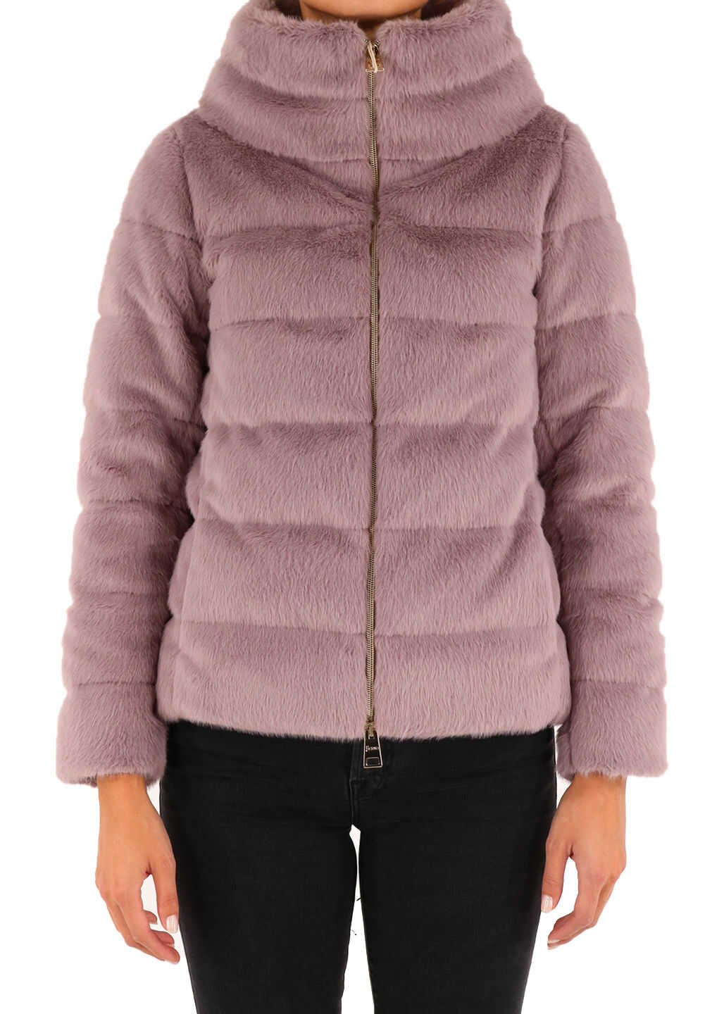 Herno Ecofur Doen Jacket Purple