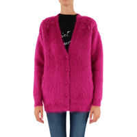 Pulovere casual Long Purple Cardigan Femei