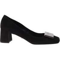 Pantofi cu toc Logo Plaque Pumps In Black Femei