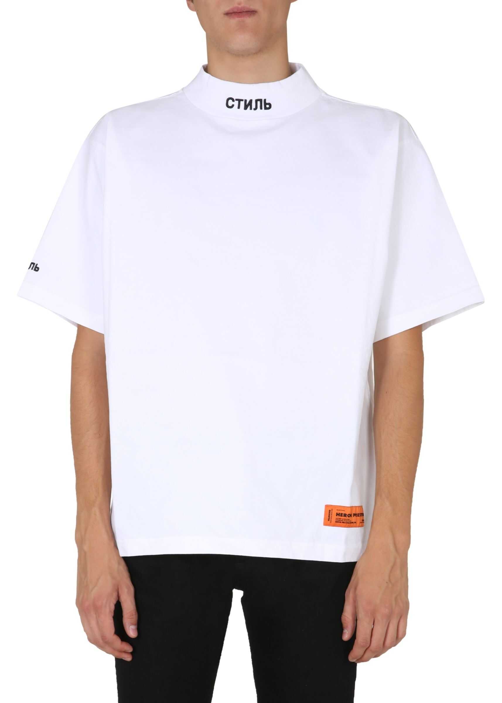 Heron Preston High Neck T-Shirt WHITE