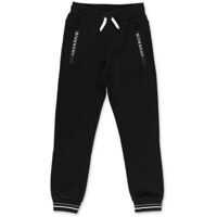 Pantaloni scurti Black Trackpants With Logo Baieti
