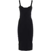 Rochii de zi Crêpe Sheath Dress In Black Femei
