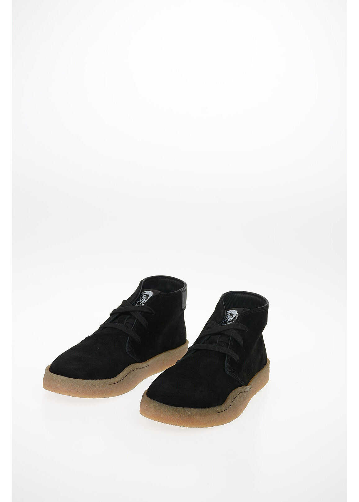 Diesel Suede Clever Desert Boots Black