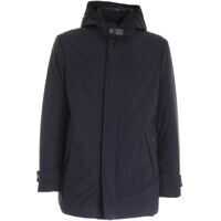 Geci de iarna Raffaello Blue Down Jacket With Hood Barbati