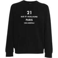 Bluze de trening Rue St-Guillaume Sweatshirt In Black Barbati