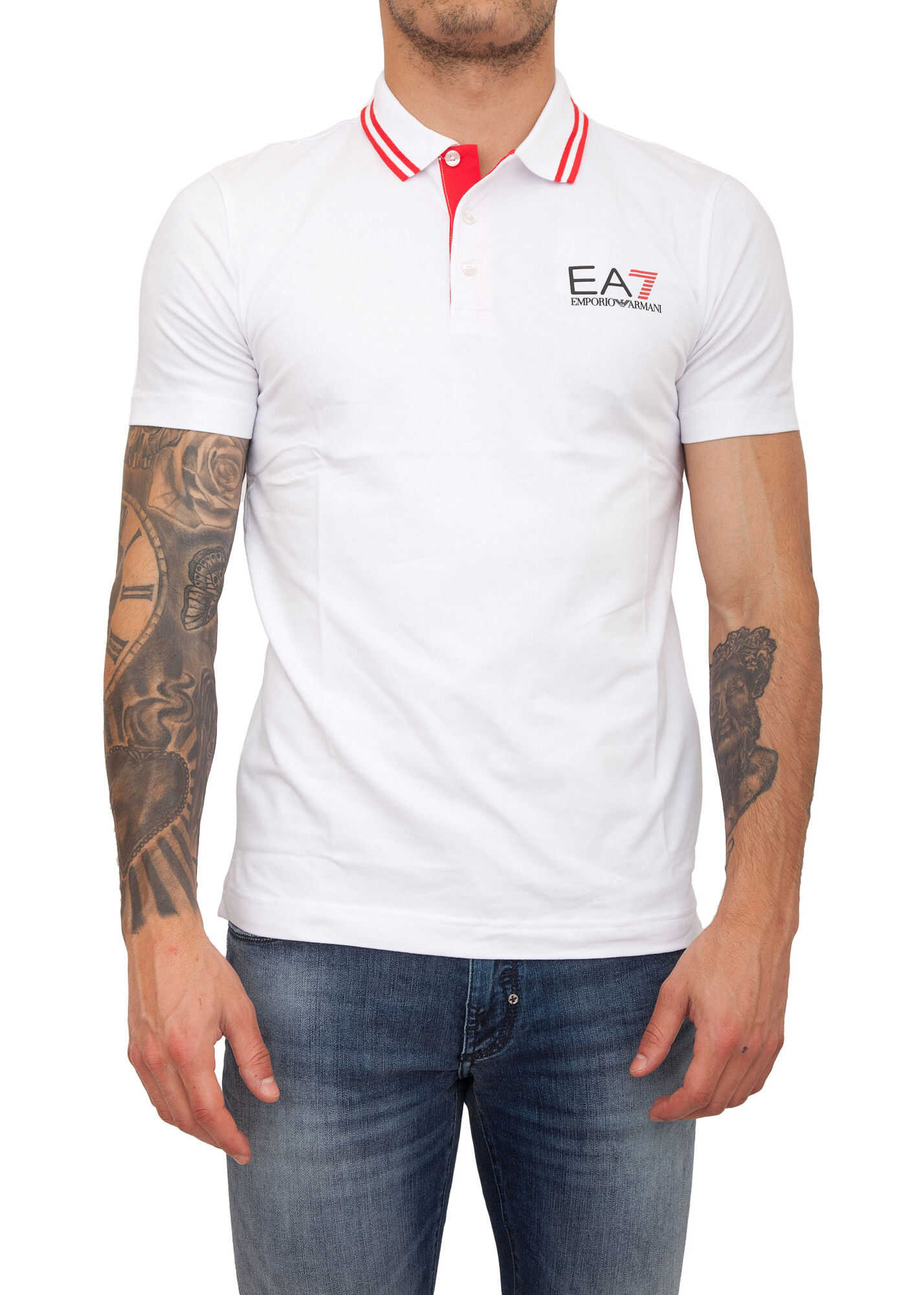 EA7 POLO BIANCO