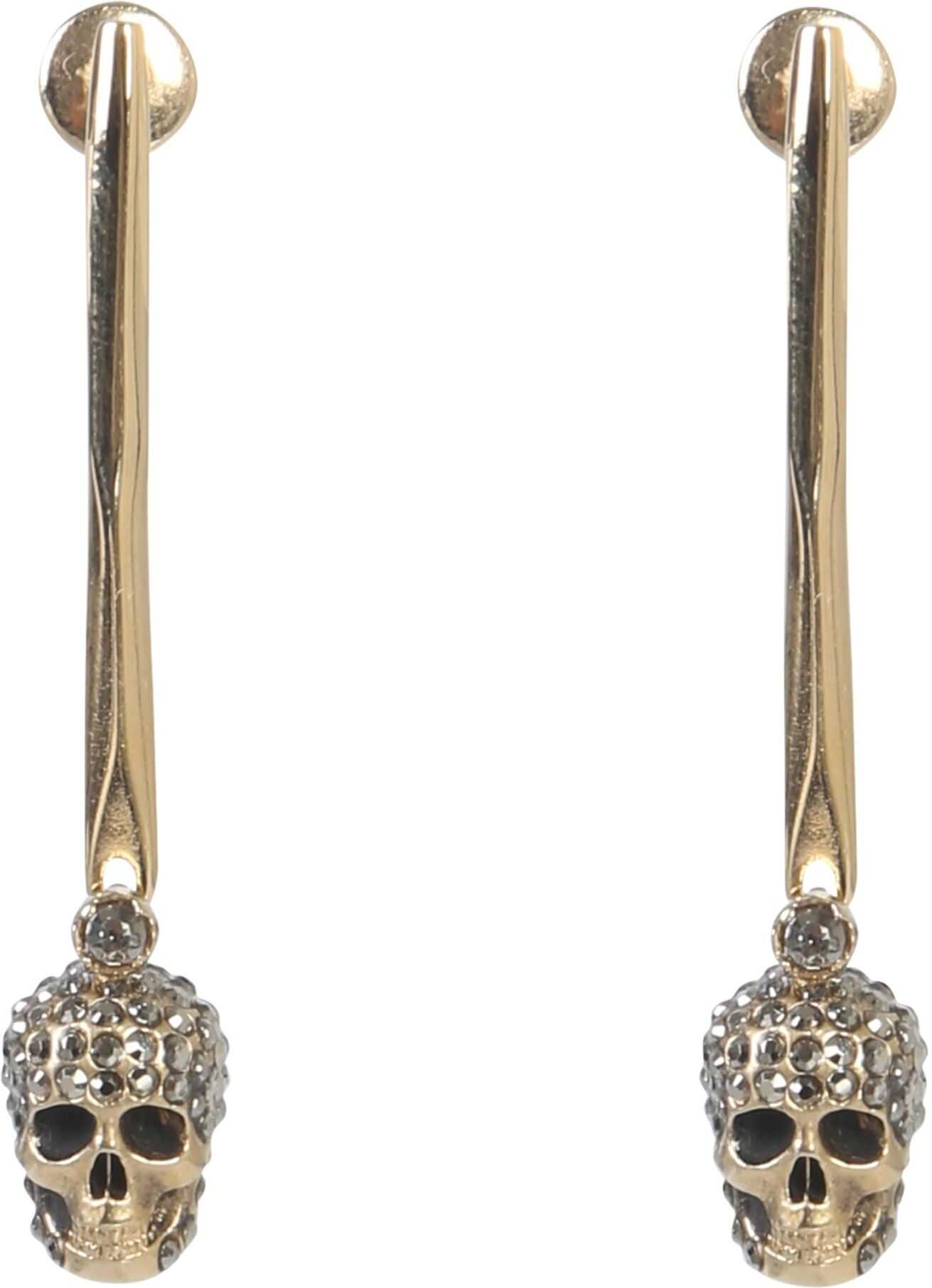 Alexander McQueen Skull Earrings 550505_J160X7315 GOLD