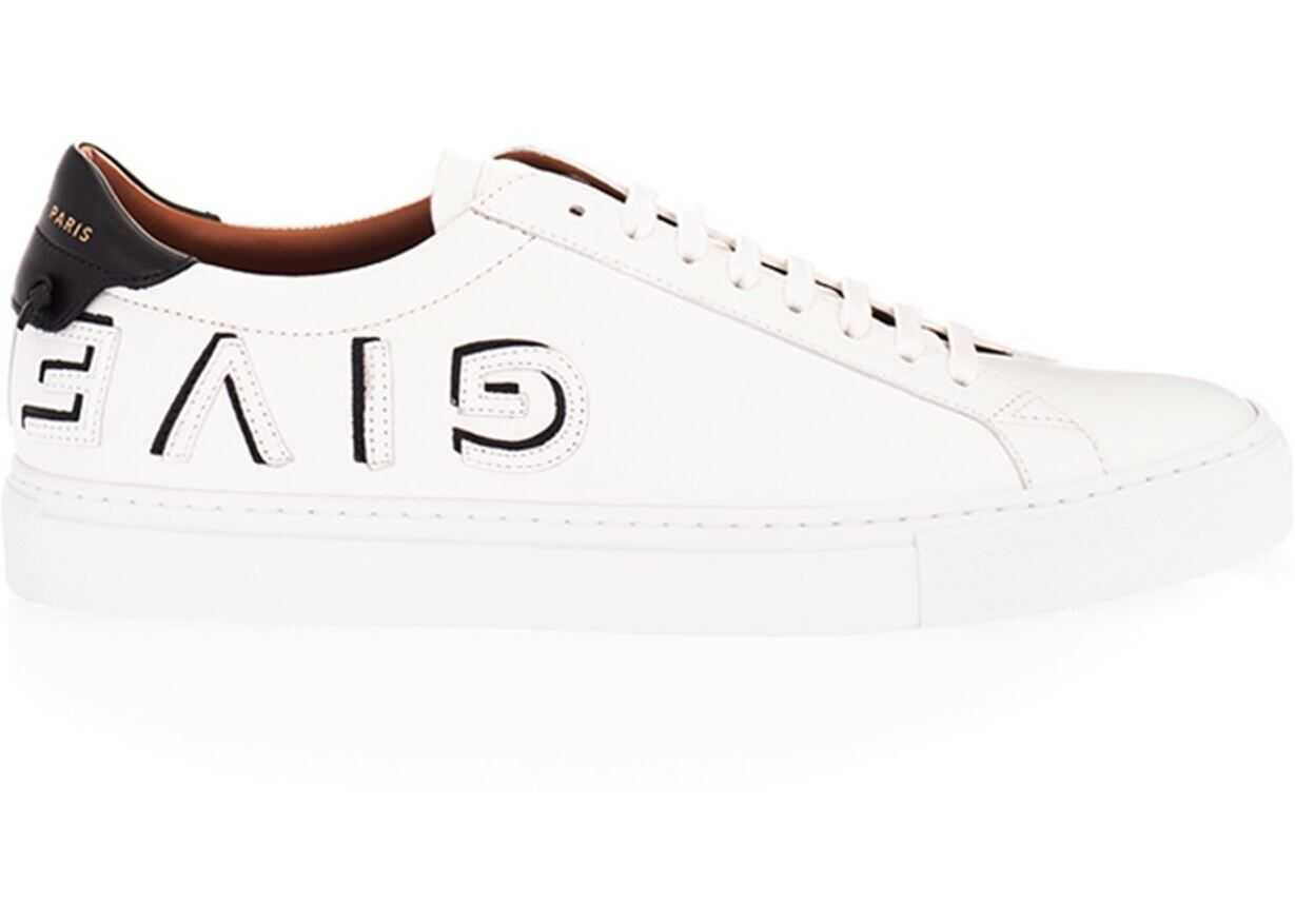 Givenchy Upside-Down Logo Sneakers In White White