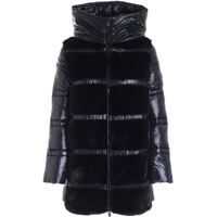 Geci de iarna Faux Fur Detail Puffer Jacket Femei