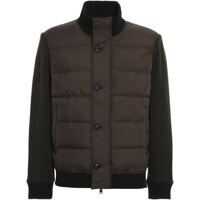Geci de iarna Padded Bomber Jacket In Brown Barbati