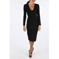 Rochii lungi v-neck knee length bodycon dress Femei