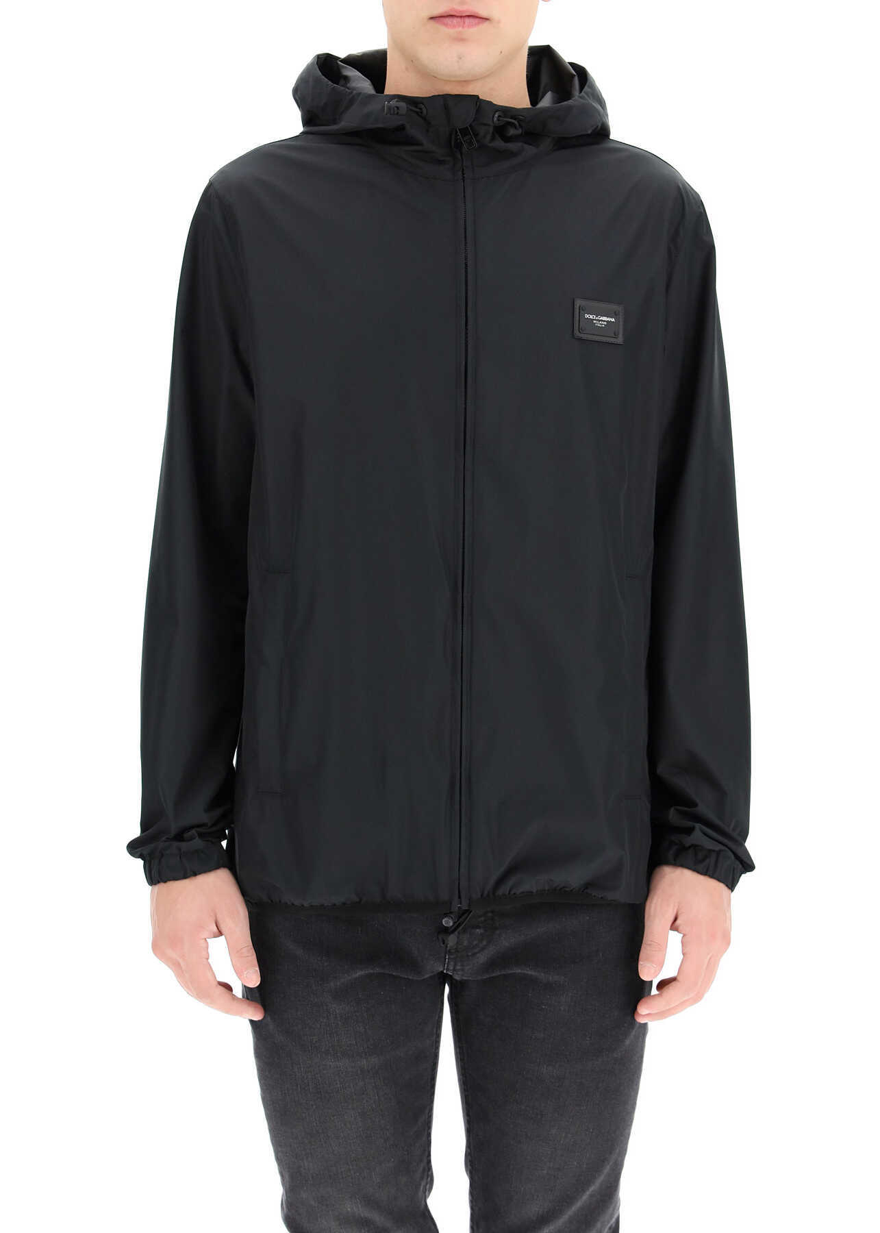 Dolce & Gabbana Nylon Jacket G9PW2T HUMEX NERO