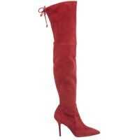 Incaltaminte Stuart Weitzman Suede Pointed Boots In Red
