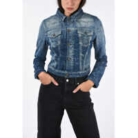 Jachete Waist Length Denim D-LIMMY-T Jogg Jeans Jacket Femei
