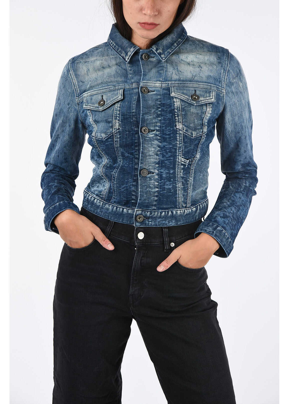 Waist Length Denim D-LIMMY-T Jogg Jeans Jacket