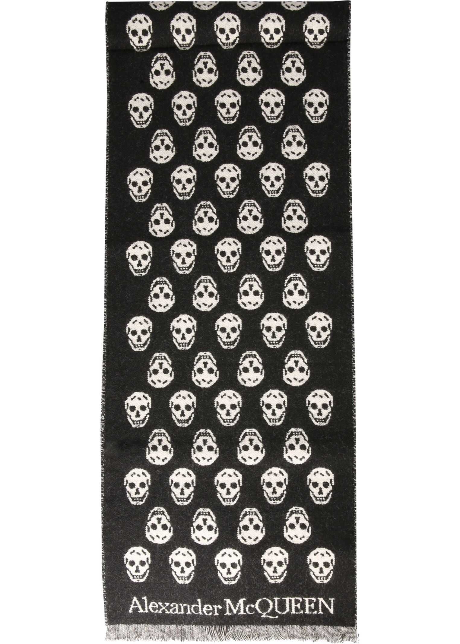 Alexander McQueen Skull Scarf BLACK