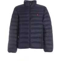 Geci de iarna Quilted Jacket In Blue Barbati