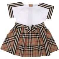 Rochii casual Burberry Ff Print Raglan Rhonda Dress In White*