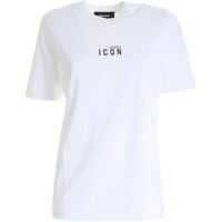 Tricouri Icon T-Shirt In White Femei