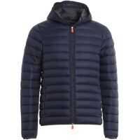 Geci de iarna Quilted Nylon Puffer Jacket In Blue Barbati